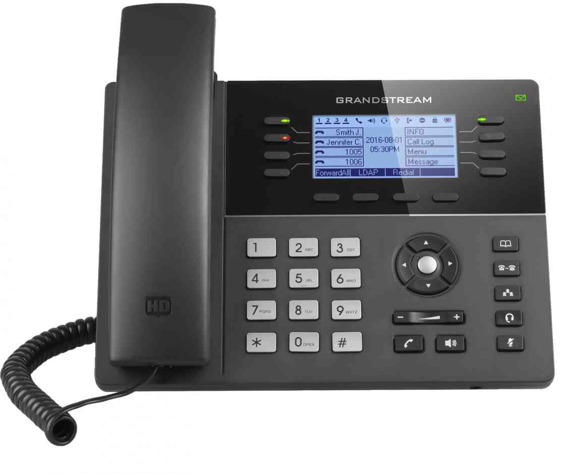 gxp1782 mid range ip phone front view