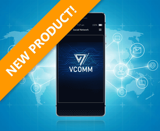 vcomm new product ad